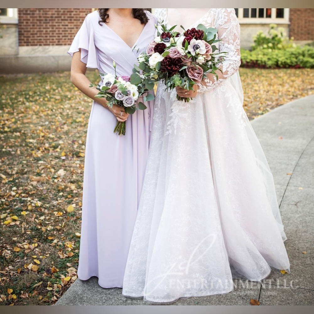 David’s Bridesmaids Chiffon Dress